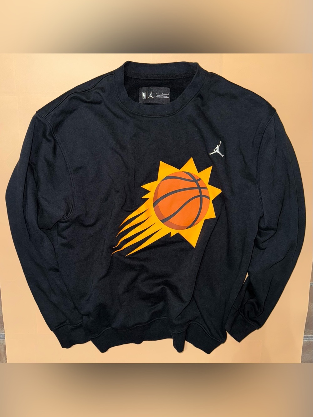 Nike Jordan Phoenix Suns Y2K Graphic Crewneck Sweatshirt Black NBA